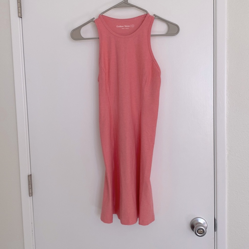 Outdoor Voices Athena Dress pink punch small